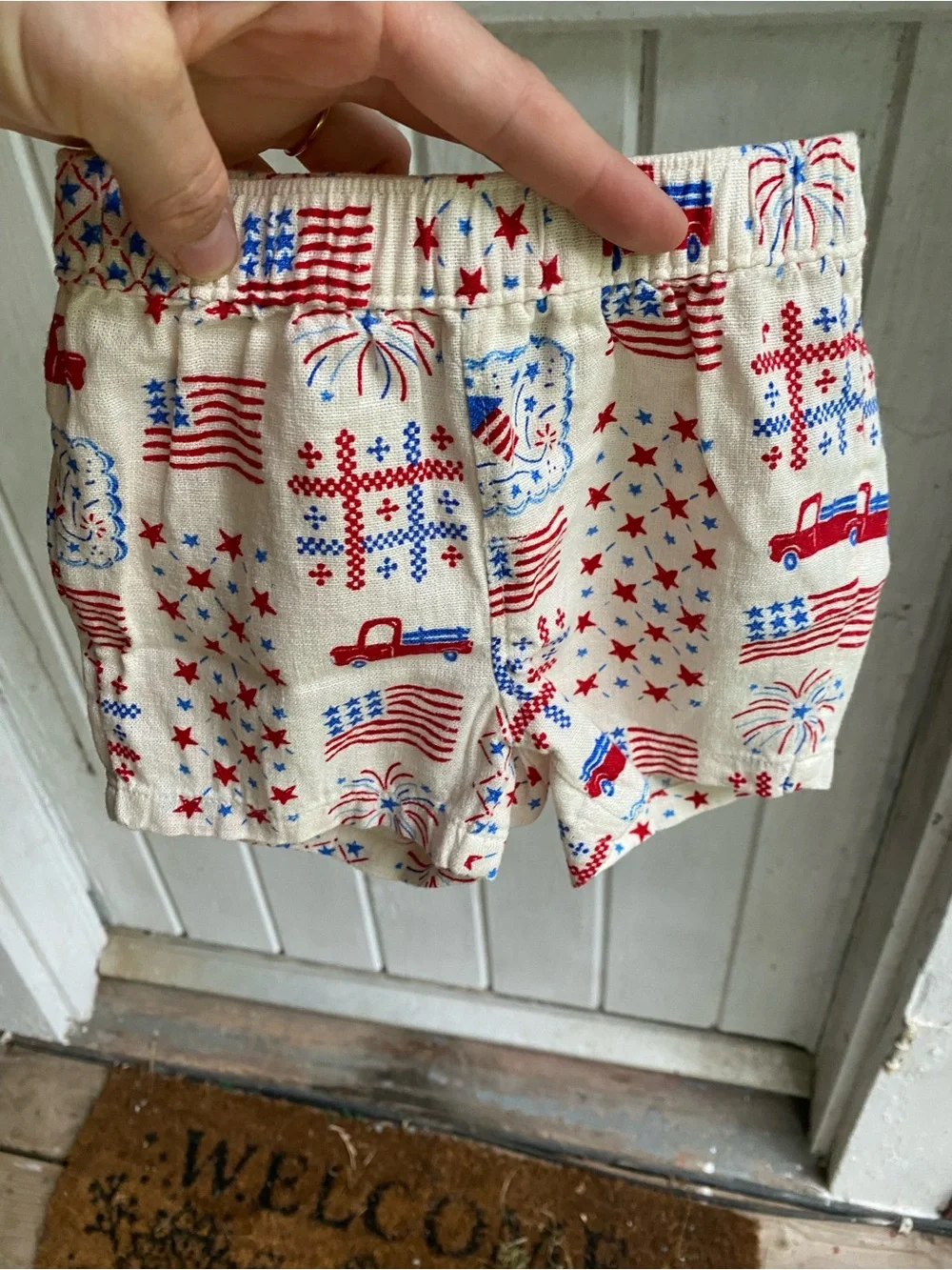 Short Sleeve Linen Button-Up Shirt